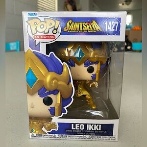 Funko Pop! Animation Saint Seiya Leo Ikki Figure - Gold and Blue